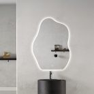 Wave 60 tükör led világítással