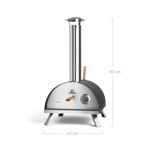 BURNHARD NERO pellet/fa tüzelésű pizzakemence 2.0