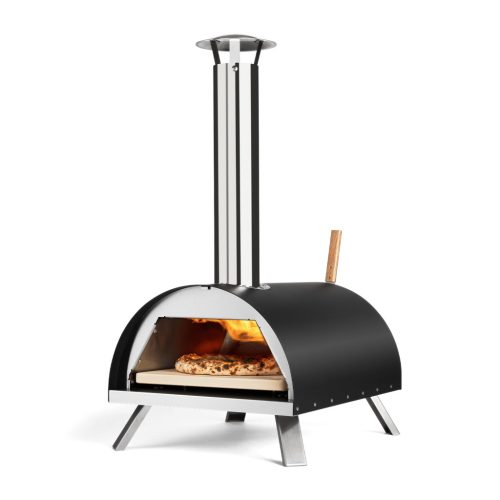 BURNHARD NERO pellet/fa tüzelésű pizzakemence 2.0