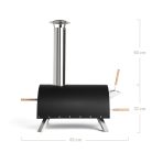 BURNHARD NERO pellet/fa tüzelésű pizzakemence 2.0