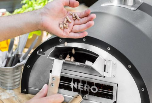 BURNHARD NERO pellet/fa tüzelésű pizzakemence 2.0