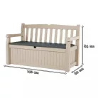 Eden Garden Bench pad és tároló