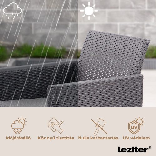 Claire Balcony kerti bútor garnitúra orlando asztallal