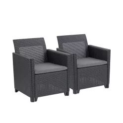 Claire duo műrattan kerti fotel