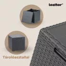 Claire IV 12 személyes kerti bútor garnitúra vigo tárolós asztallal