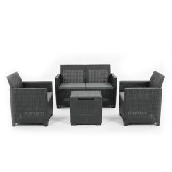   Claire IV 4 személyes kerti bútor garnitúra vigo tárolós asztallal