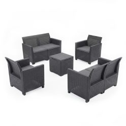   Claire IV 6 személyes kerti bútor garnitúra vigo tárolós asztallal