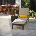 Jaipur kerti nyugágy párnával