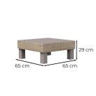 Elements Signature asztal párna nélkül kőris