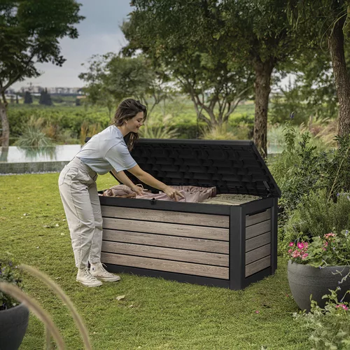 Decocoat műanyag kerti láda 630 L