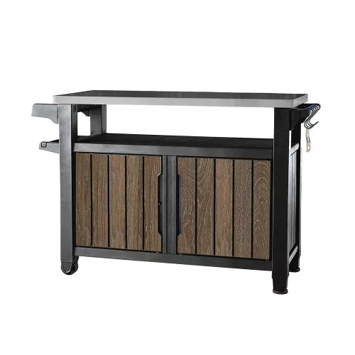 Decocoat unity műanyag xl kerti grill asztal 207l