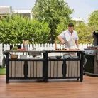 Decocoat unity chef műanyag kerti grill asztal 415l