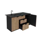 Deco compact kültéri konyha mosogatóval csapteleppel