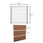 Fence evotech műanyag famintás kerítéspanel csomag