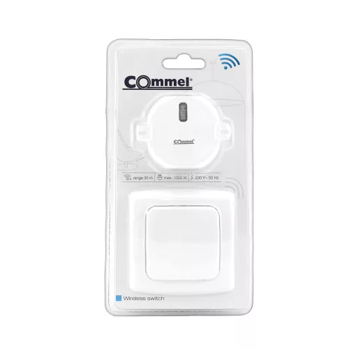 Commel wireless switch white