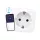 Commel WiFi smart socket with timer and power meter - 16 A, max. 3500 W, 2.4 GHz