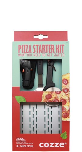 COZZE Pizza start csomag (lapát, pizzavágó, infra hőmérő)