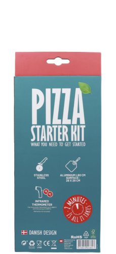 COZZE Pizza start csomag (lapát, pizzavágó, infra hőmérő)