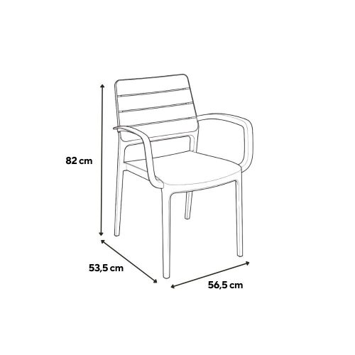 Porto Nova 160 6+1 kartámaszos kerti bútor garnitúra szett