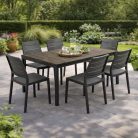 Porto Nova Prime 160 6+1 kerti bútor garnitúra szett