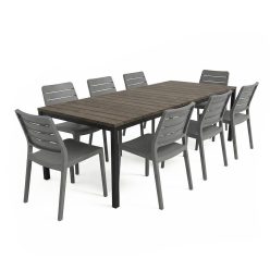 Porto Nova Prime 200 8+1 kerti bútor garnitúra szett