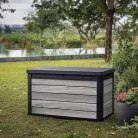 Decocoat műanyag kerti lád 380 l