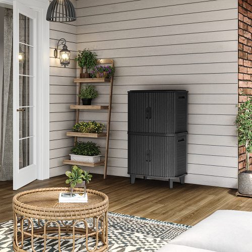 Garden luxe műanyag kültéri zárható szekrény