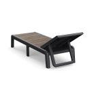 Porto műanyag kerti napozóágy párna nélkül