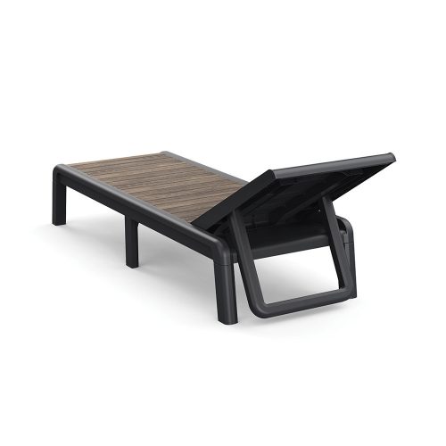 Porto műanyag kerti napozóágy párna nélkül