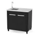 COZZE kültéri konyha modul mosogatóval (90 cm)