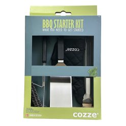  COZZE GRILL start csomag (tisztítókefe, spatula, kesztyű, csipesz)