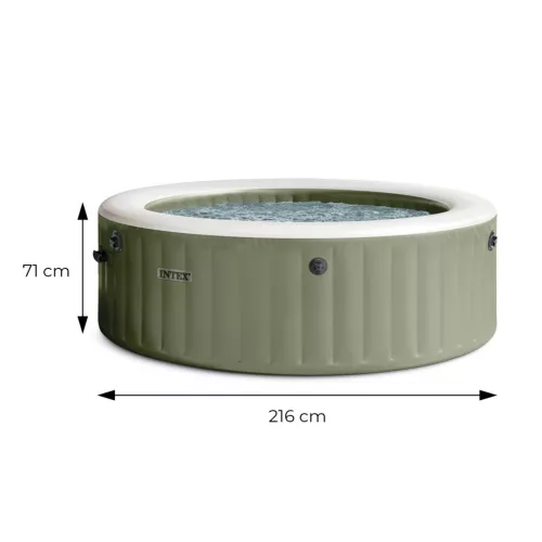 Intex 28428NP PureSpa hatszemélyes felfújható pezsgőfürdő hidromasszázzsal, 216 × 71 cm