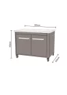 COZZE 2 részes kültéri konyha modul, alacsony (70 cm magas)