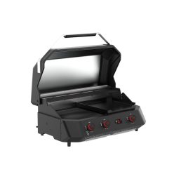 COZZE Plancha 800 COMBO gázüzemű grill+rostlap 3 égős