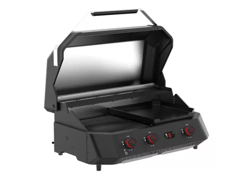 COZZE Plancha 800 COMBO gázüzemű grill+rostlap 3 égős