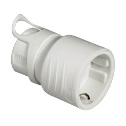   Commel földelt dugalj hátsó kivezetésű, schuko 16 A 250 V ~, fehér