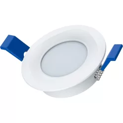 Commel LED panel 3 W, round, recessed 4000K 90mm