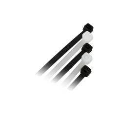 Commel cable tie 2.5 mm x 100 mm black, 100 pcs