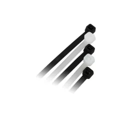 Commel cable tie 7.5 mm x 400 mm white, 25 pcs