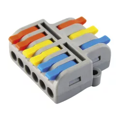   Commel oldható vezeték összekötő, csatos  3-6, 0.2-2.5(4) mm², 5 db