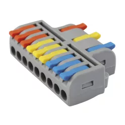   Commel oldható vezeték összekötő, csatos 3-9, 0.2-2.5(4) mm², 5 db