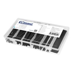 Commel zestaw rurek termokurczliwych 100 szt. 100 mm czarne