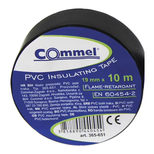 Commel insulating tape 19mm x 10m 1 pc