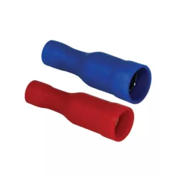   Commel insulated cylindrical connector socket 1.5-2.5 mm², Ø 5 mm, 25 pcs