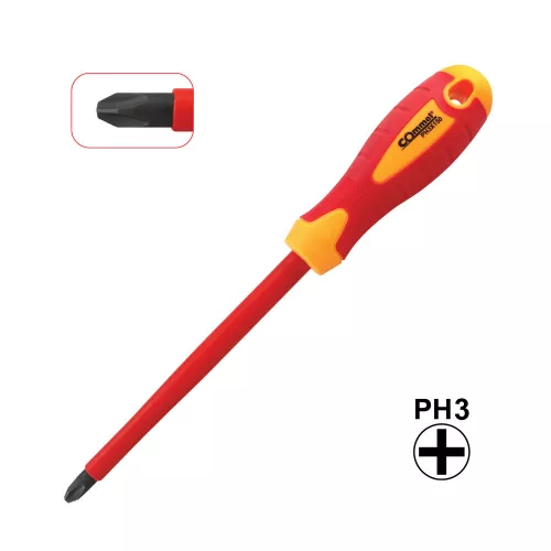 Commel Insulated Screwdriver Phillips PH3 8x150mm 1000V