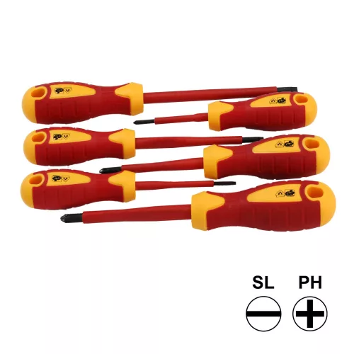 Commel Insulated Screwdriver Set 6 pcs Magnetic 1000V