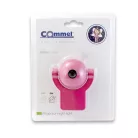 Commel LED night light projector with red fairy design for kids' room, with dusk sensor