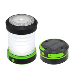 Commel solar LED camping lamp with power bank function