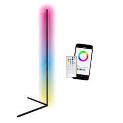  Commel WiFi Smart RGB Corner Lamp, Floor Lamp, Mood Light - with Remote Control