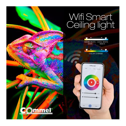 Commel LED smart Wifi ceiling lamp 26cm, 12W